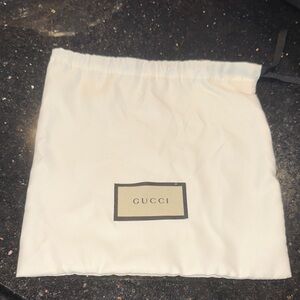 Gucci off white  Dust Bag w Logo NEW
